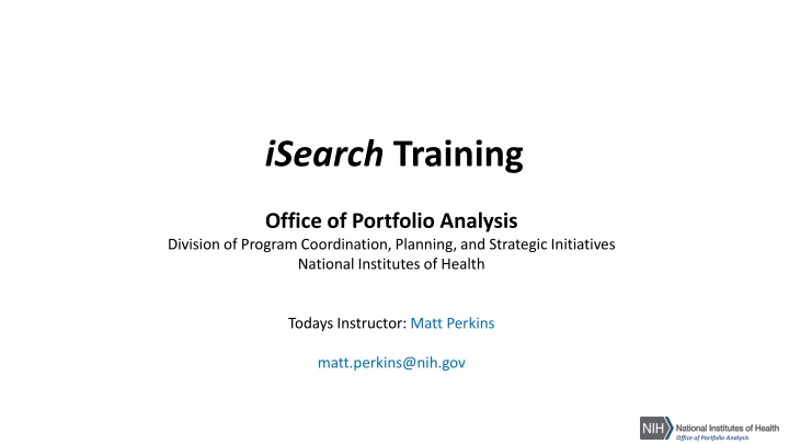 isearch training