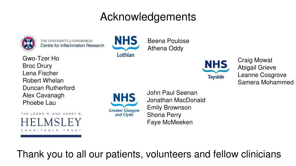 acknowledgements