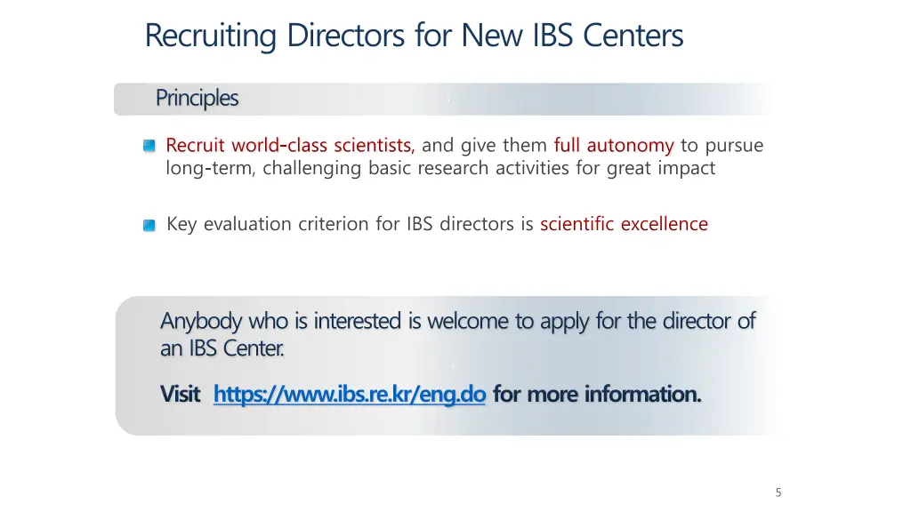 recruiting directors for new ibs centers