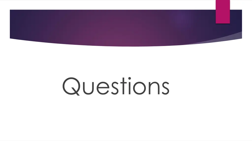 questions