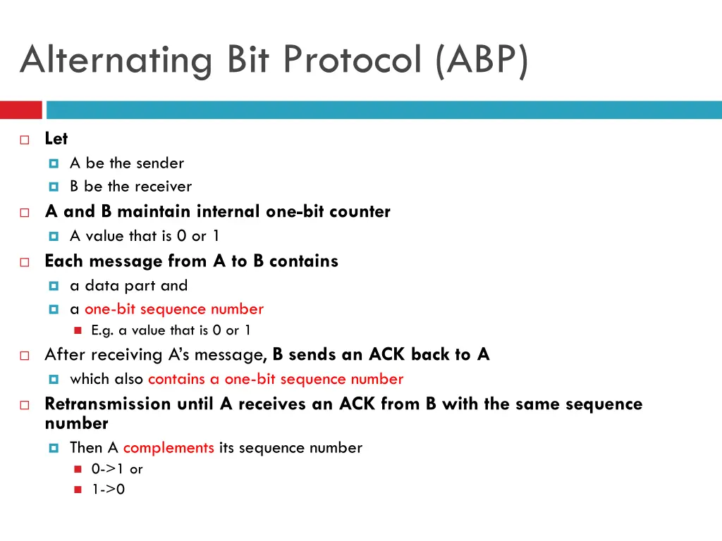 alternating bit protocol abp