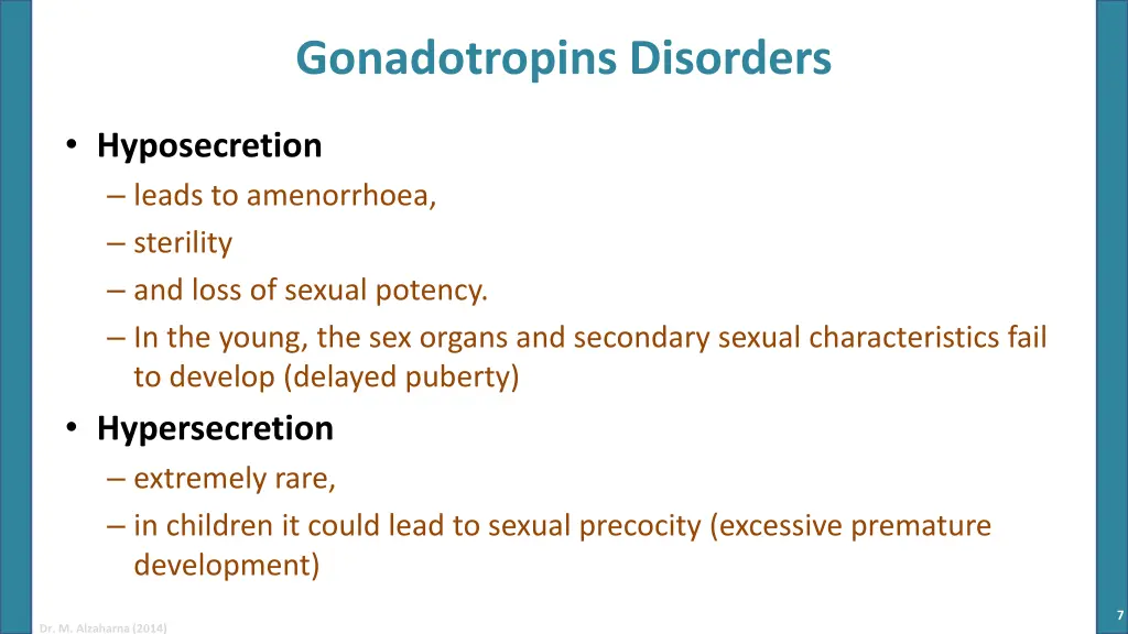 gonadotropins disorders