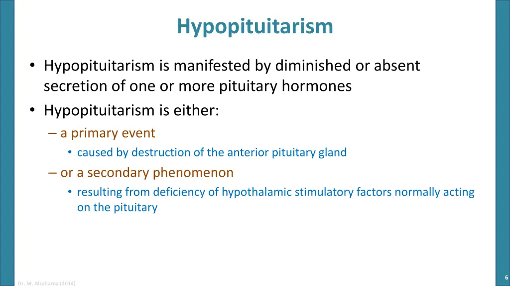 hypopituitarism