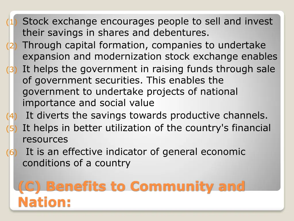 1 stock exchange encourages people to sell