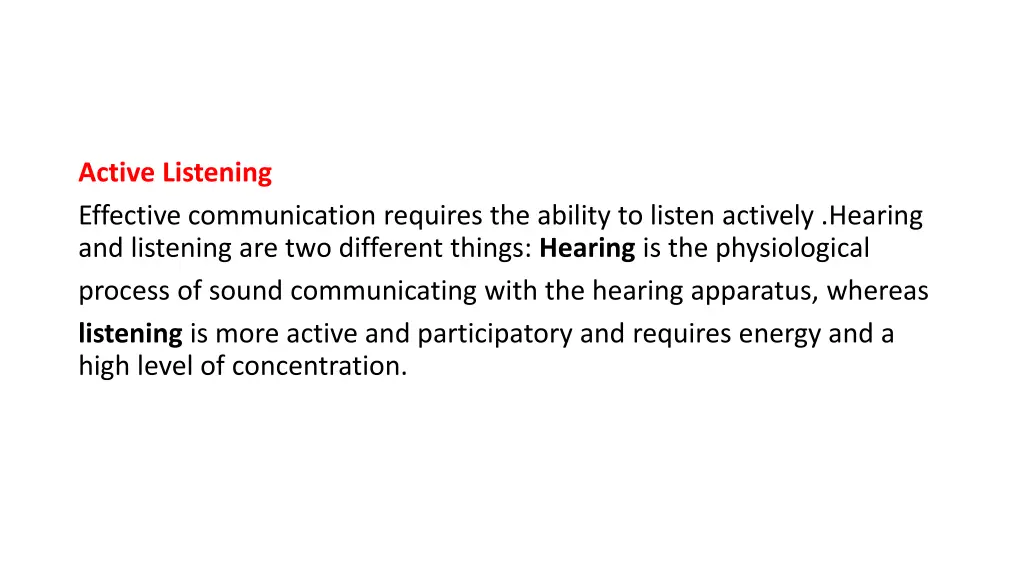 active listening effective communication requires