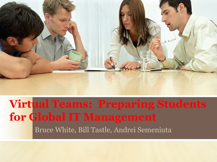 virtual teams preparing students for global