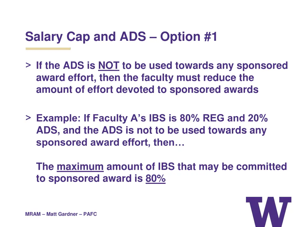salary cap and ads option 1