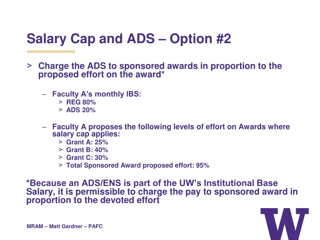salary cap and ads option 2