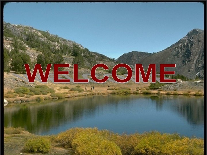 welcome