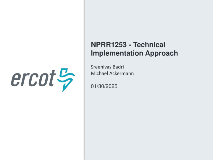 nprr1253 technical implementation approach