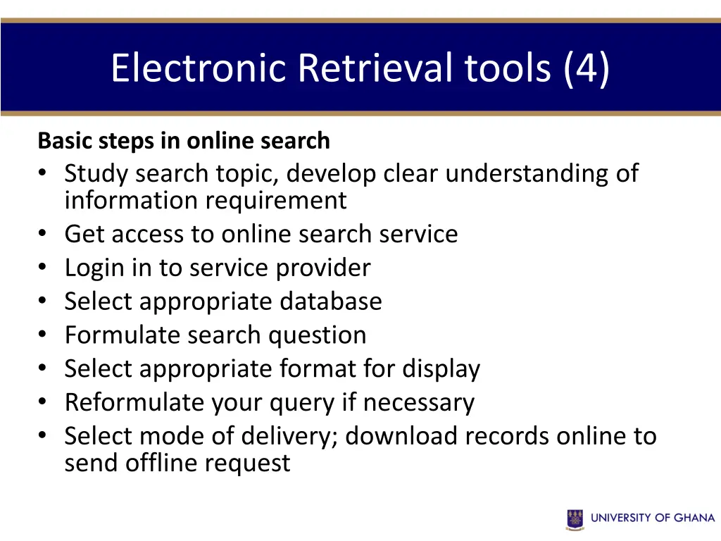 electronic retrieval tools 4