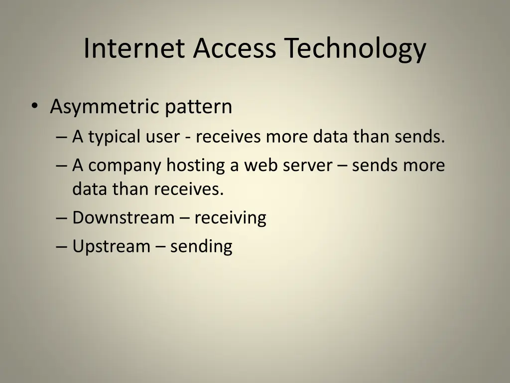 internet access technology