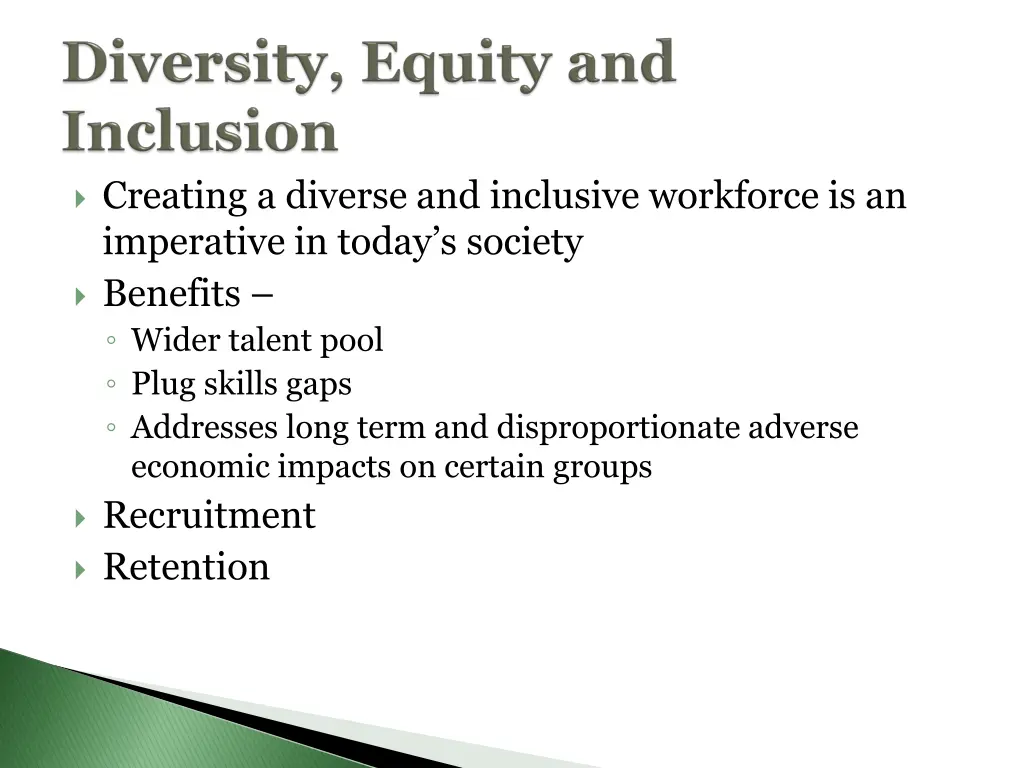 creating a diverse and inclusive workforce
