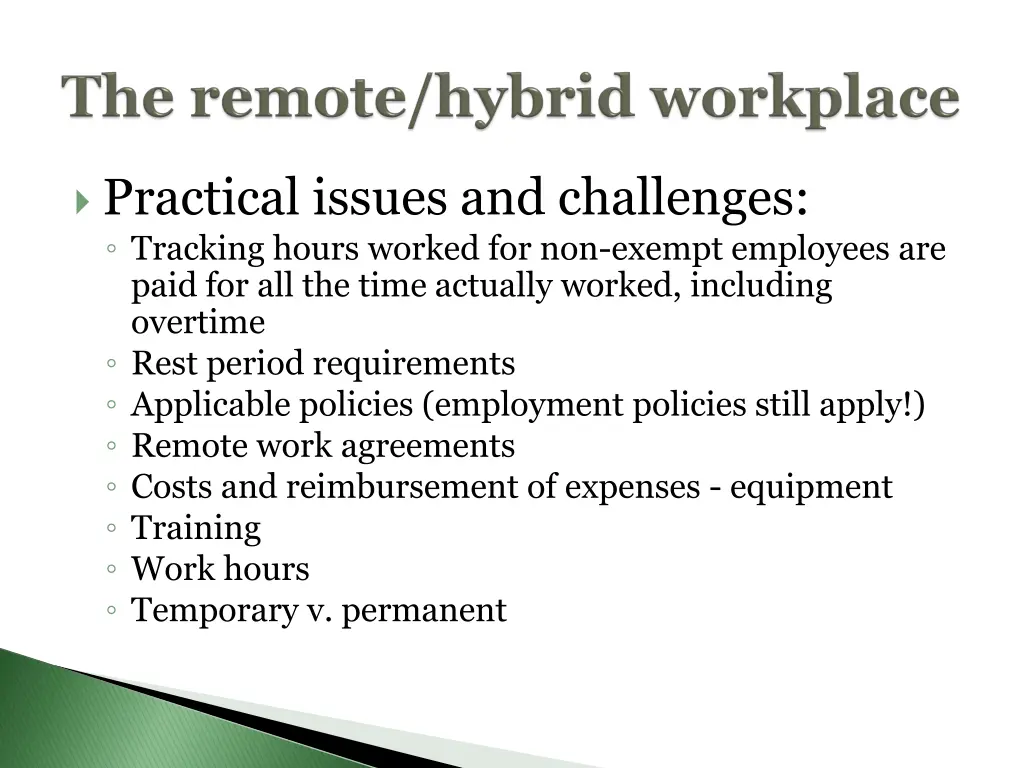 practical issues and challenges tracking hours
