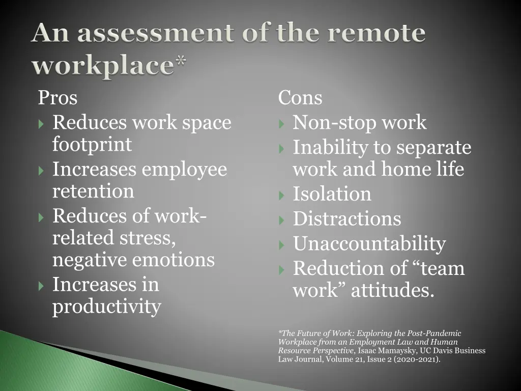 pros reduces work space footprint increases