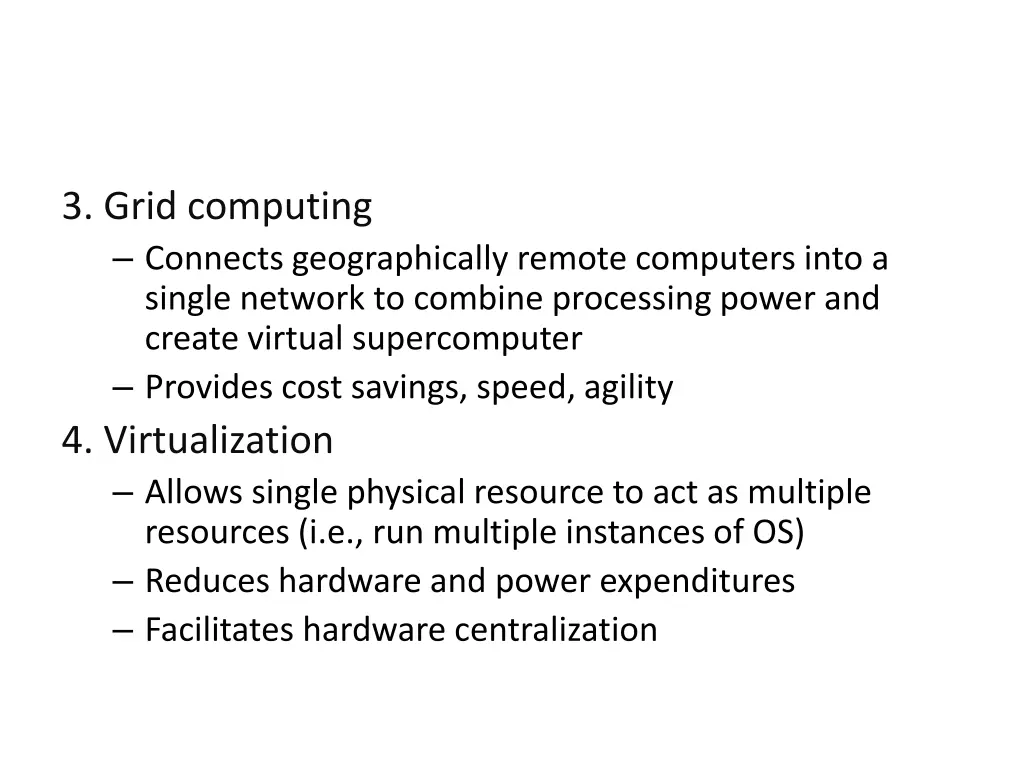 3 grid computing connects geographically remote