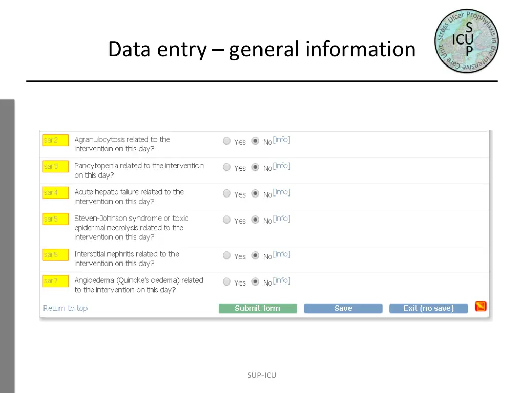 data entry general information 2