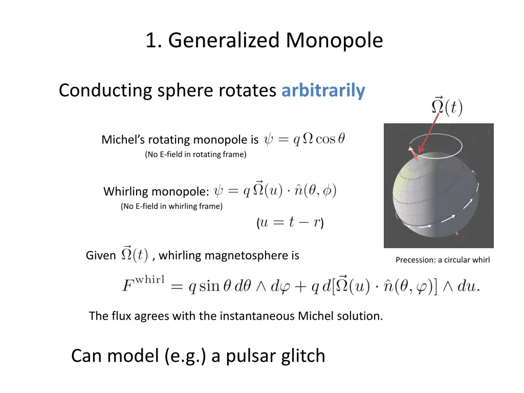 1 generalized monopole