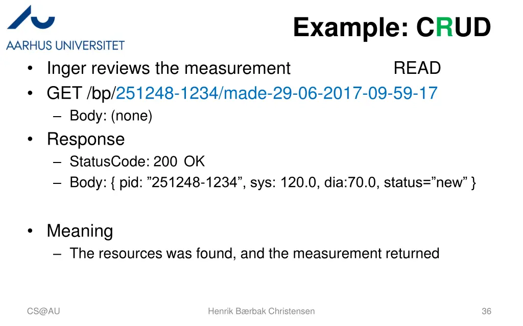 example crud 1