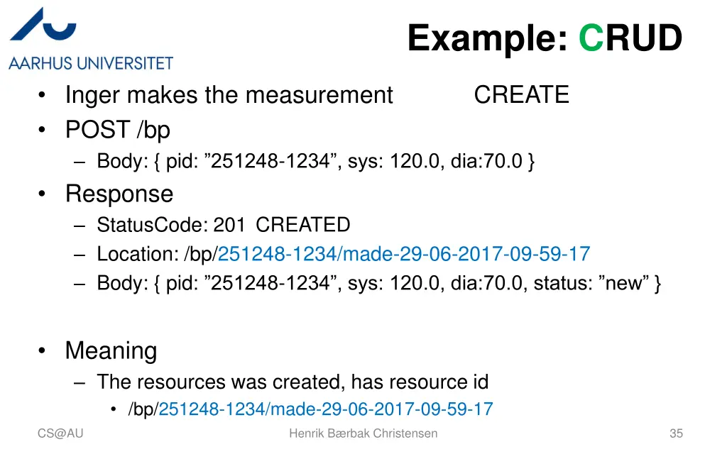 example crud