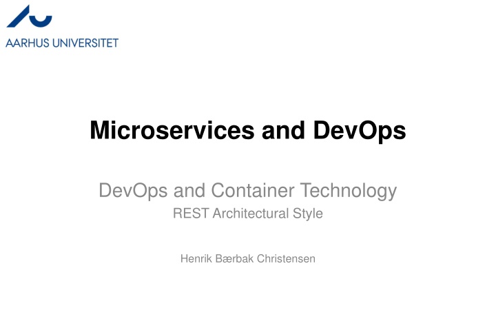 microservices and devops