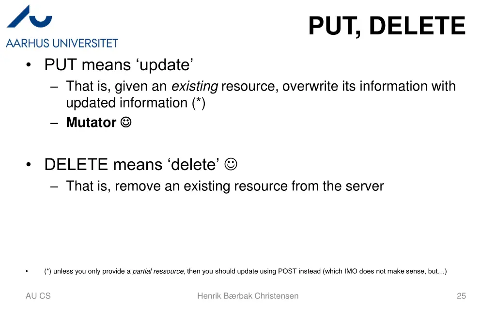 put delete