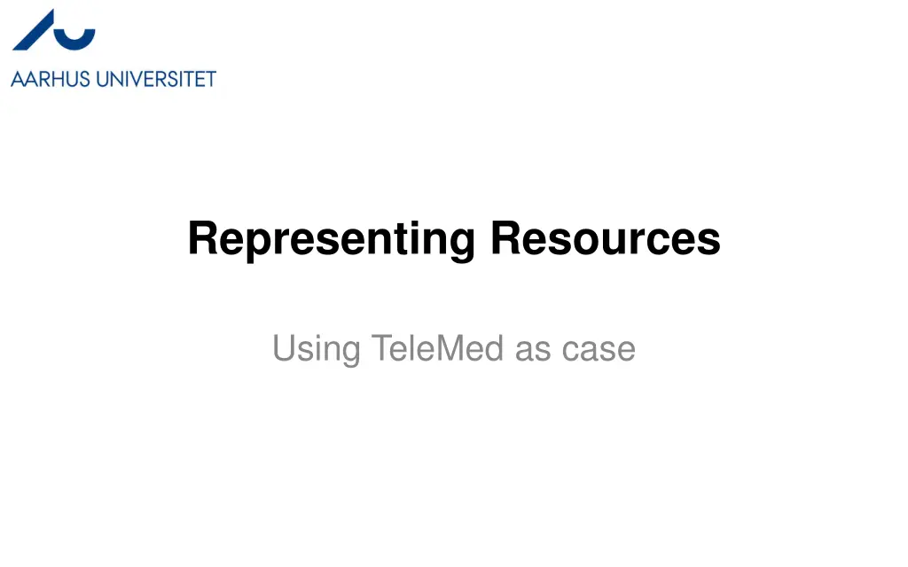 representing resources