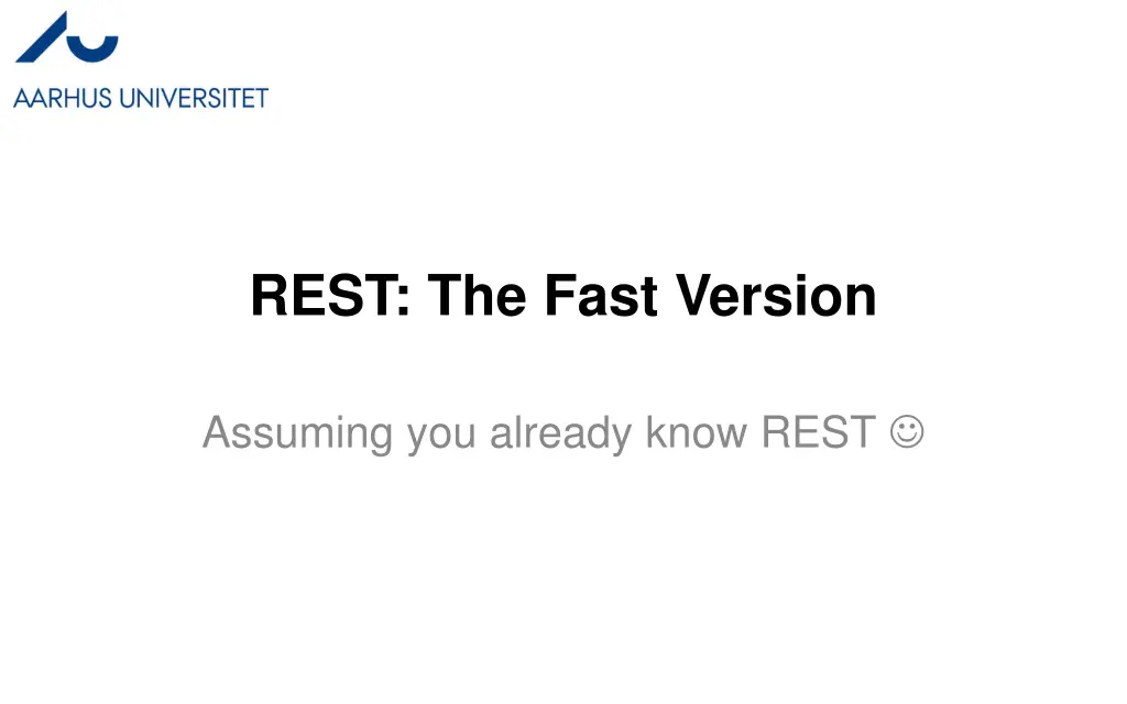 rest the fast version