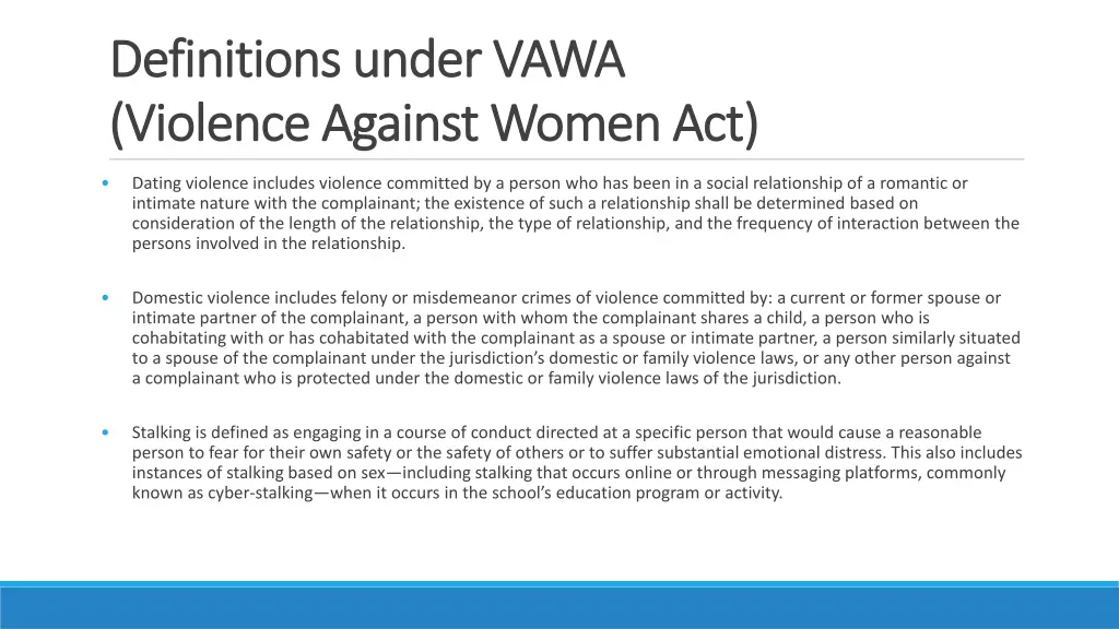 definitions under vawa definitions under vawa