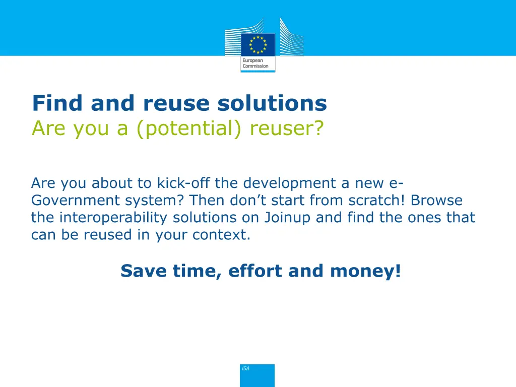 find and reuse solutions are you a potential