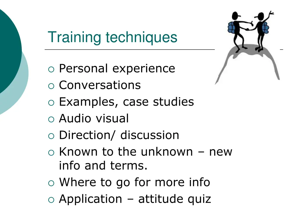 training techniques