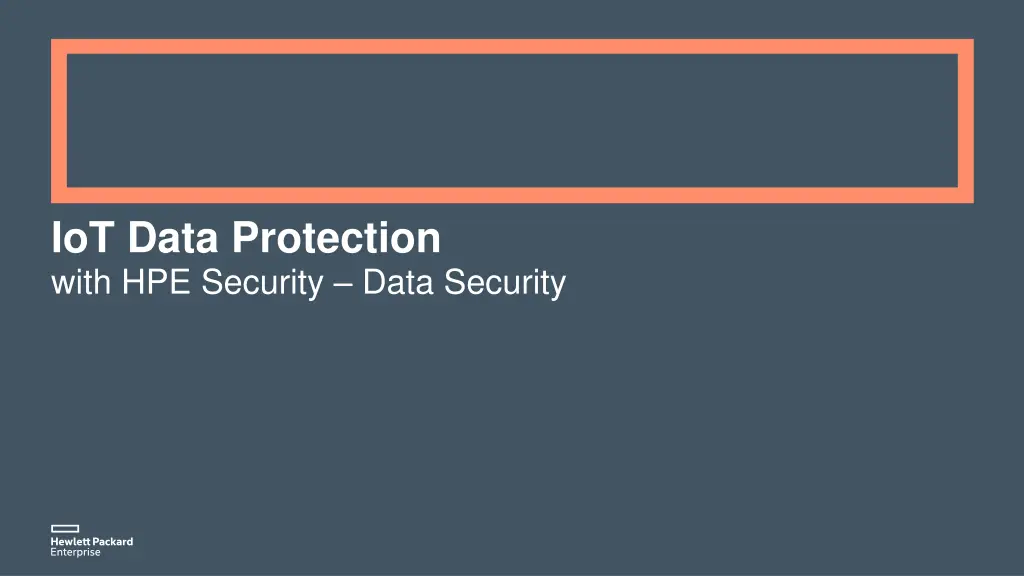 iot data protection with hpe security data