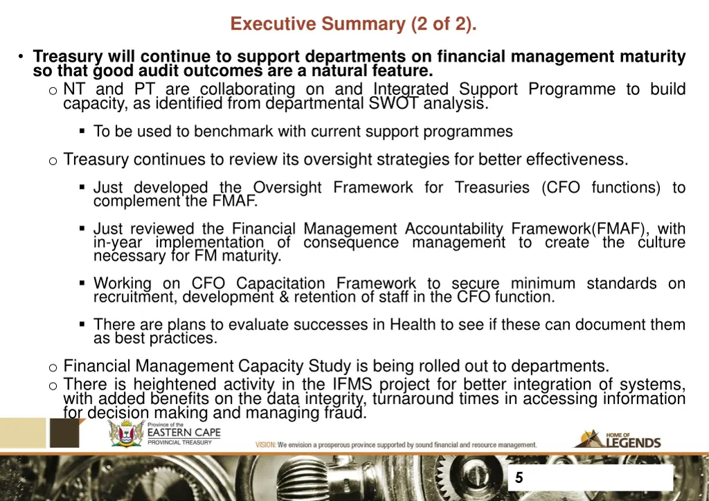 executive summary 2 of 2
