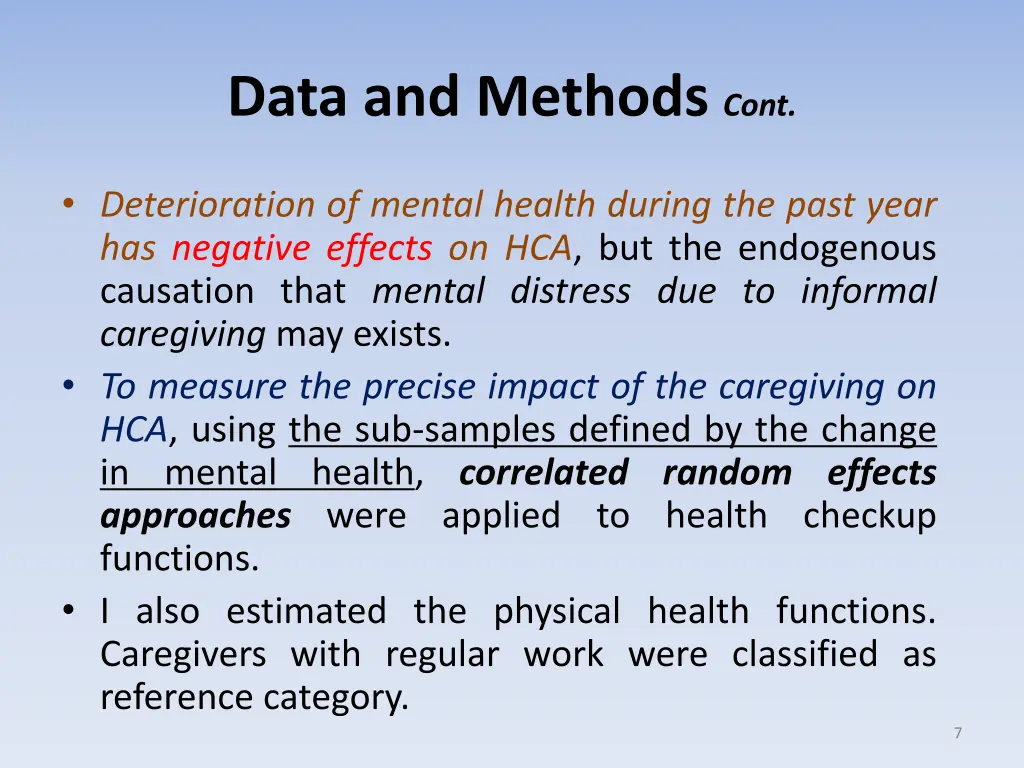 data and methods cont 1