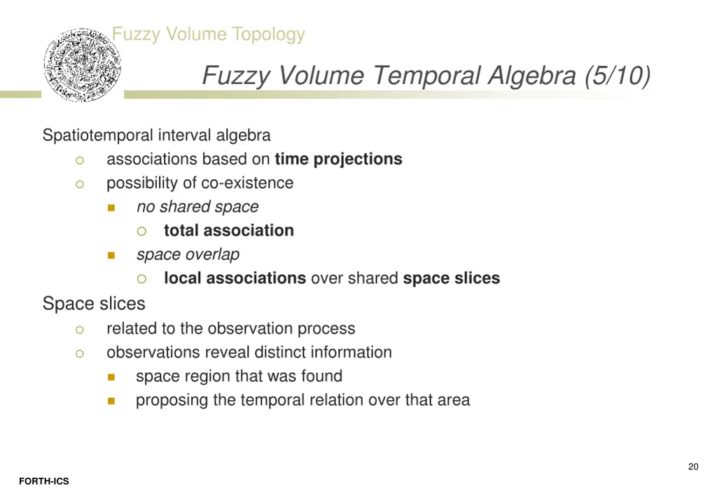 fuzzy volume topology 17