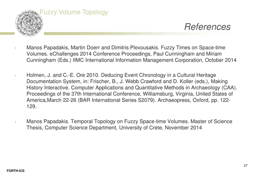 fuzzy volume topology 24