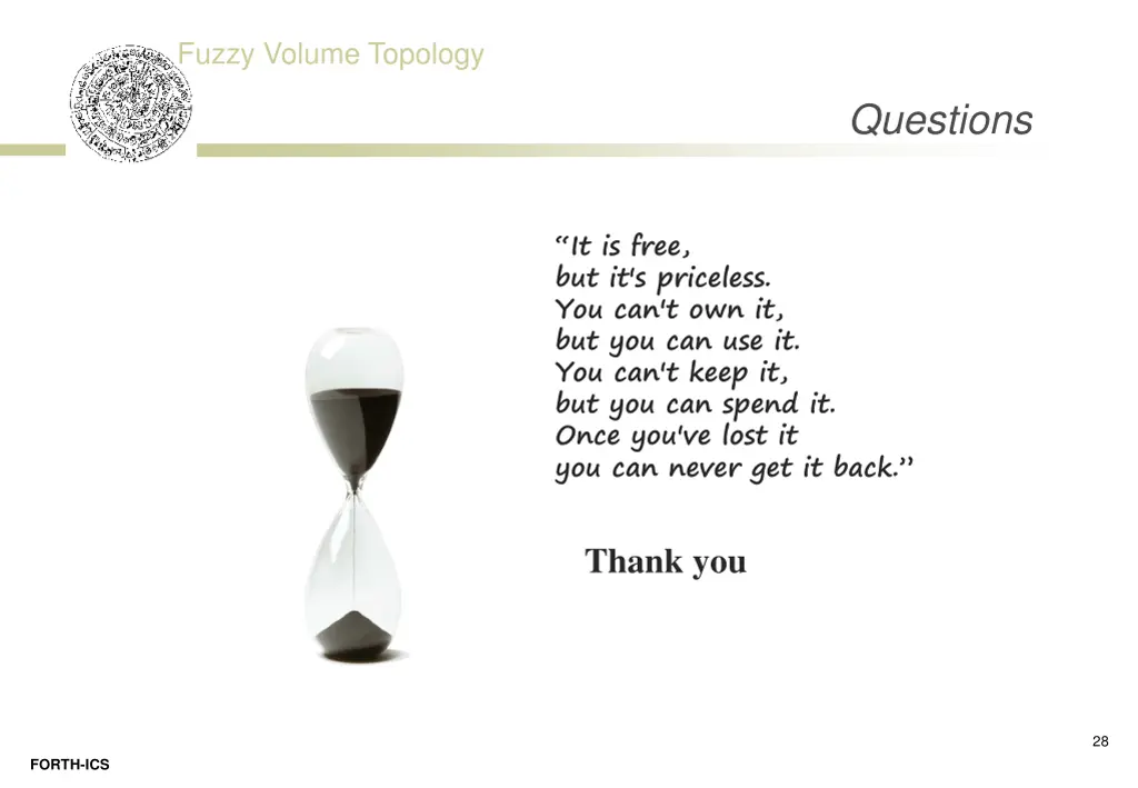 fuzzy volume topology 25