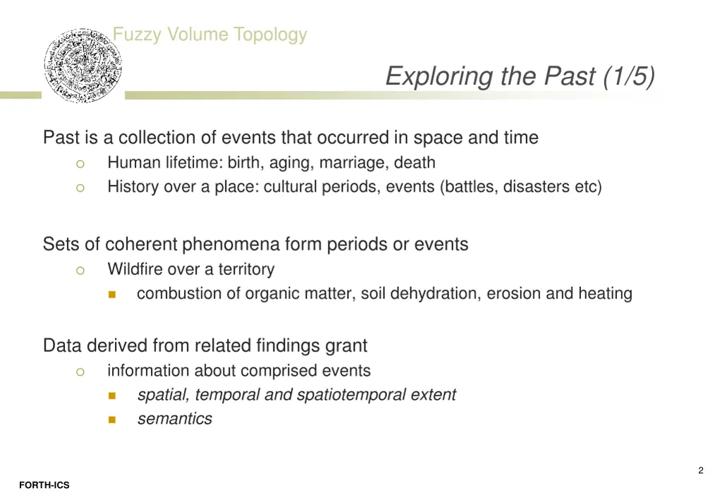 fuzzy volume topology