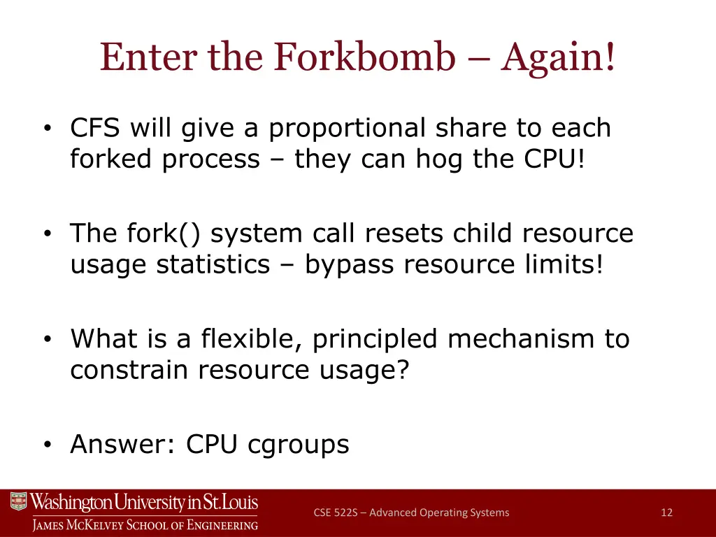 enter the forkbomb again