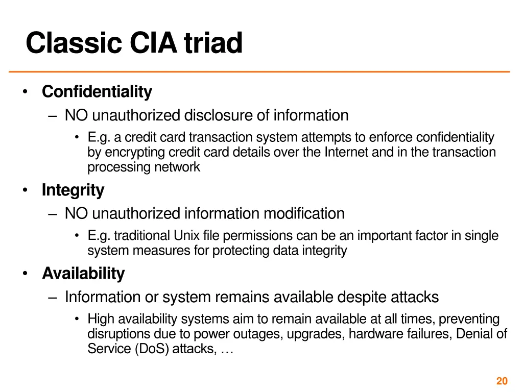 classic cia triad
