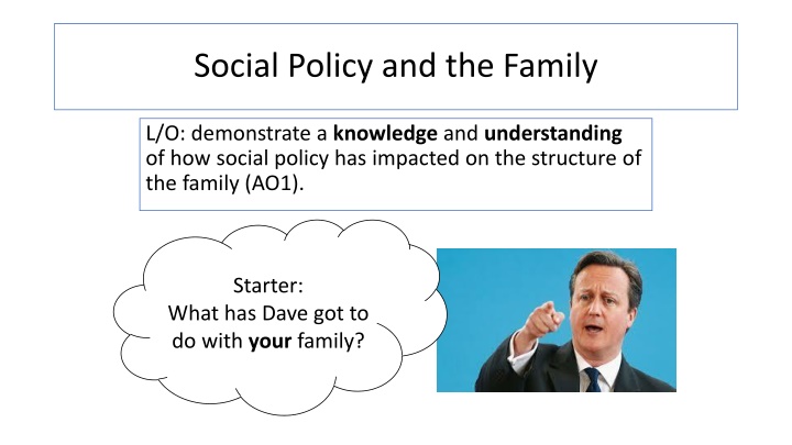 social policy and the family