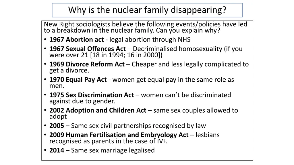 why is the nuclear family disappearing 2