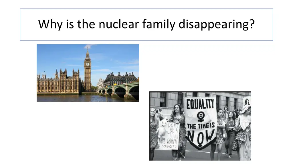 why is the nuclear family disappearing