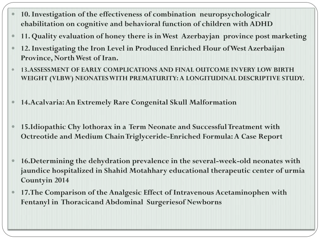 10 investigation of the effectiveness
