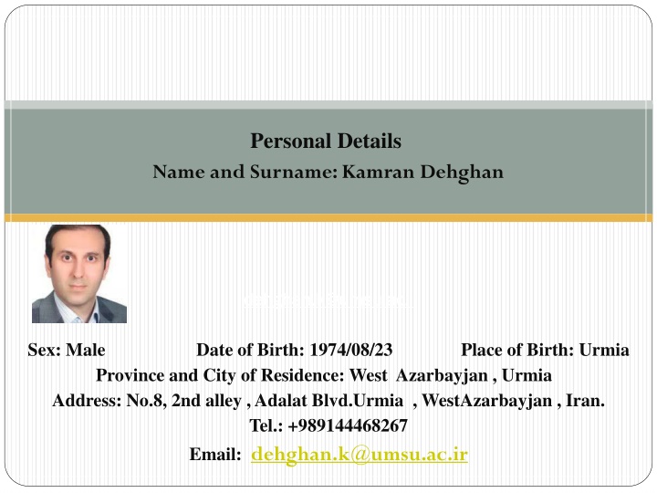 personal details