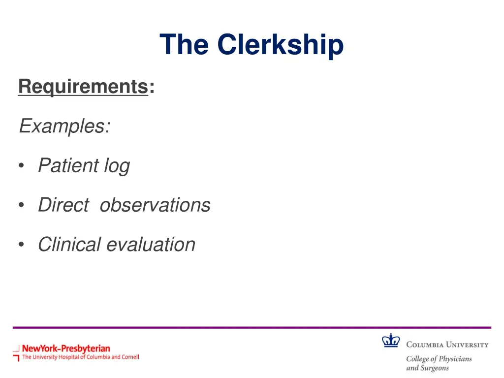 the clerkship 2