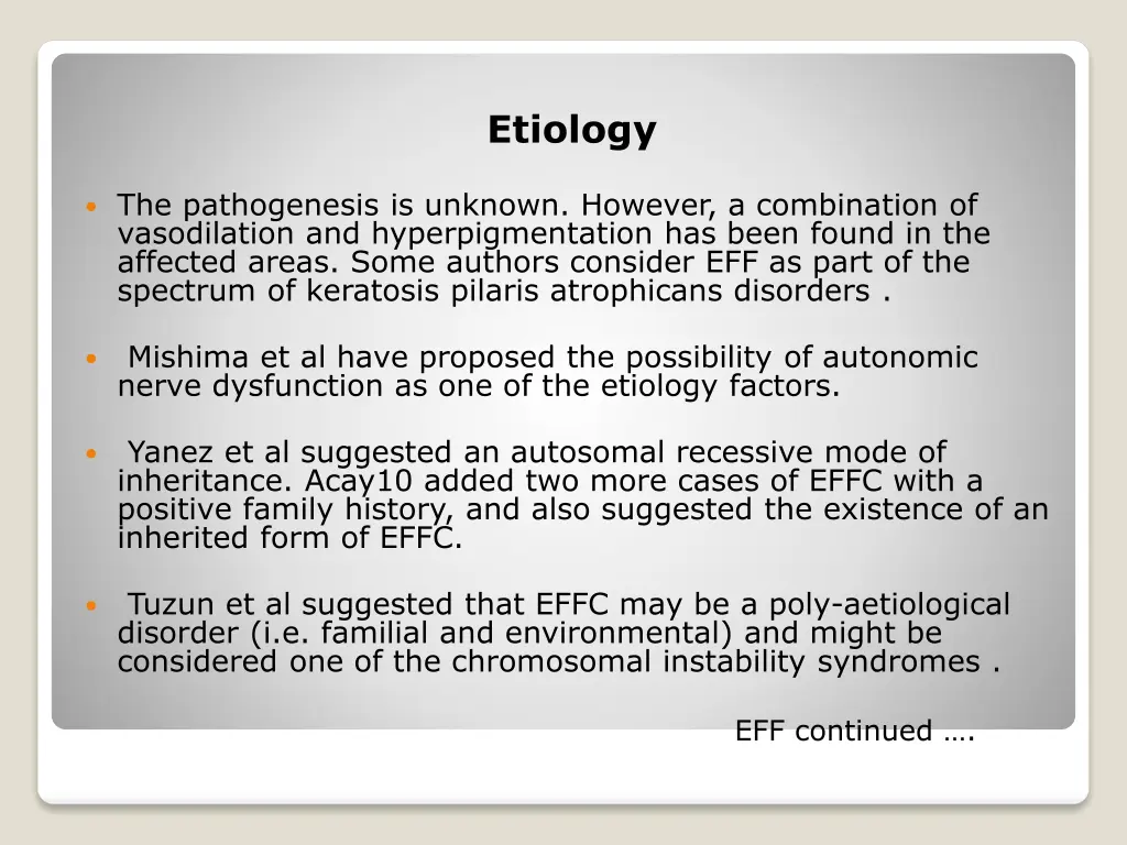 etiology