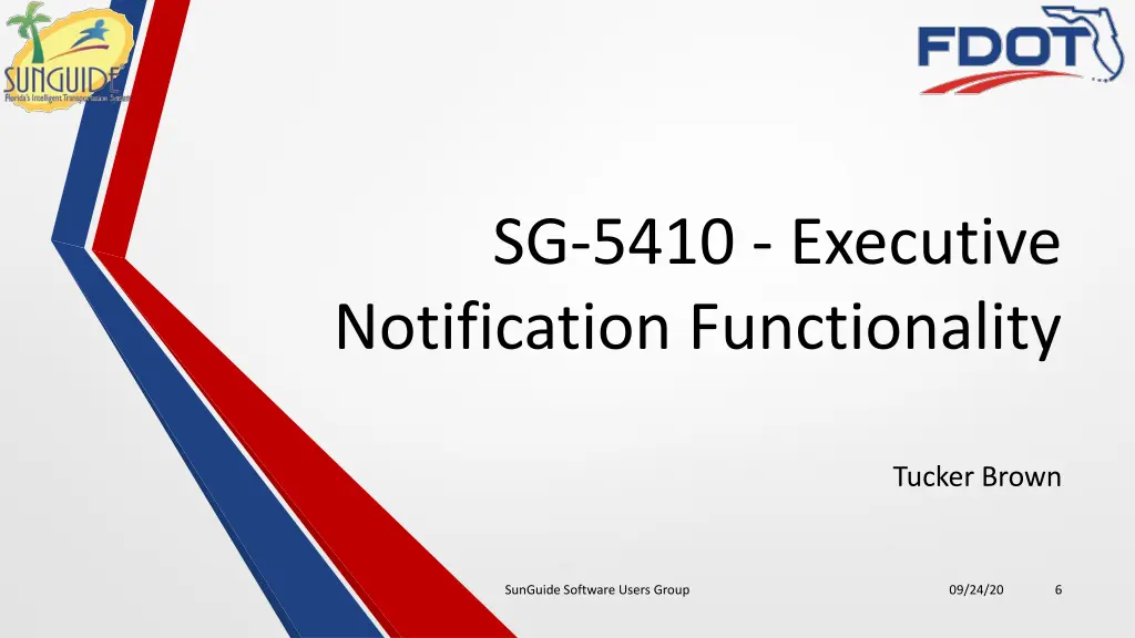 sg 5410 executive notification functionality
