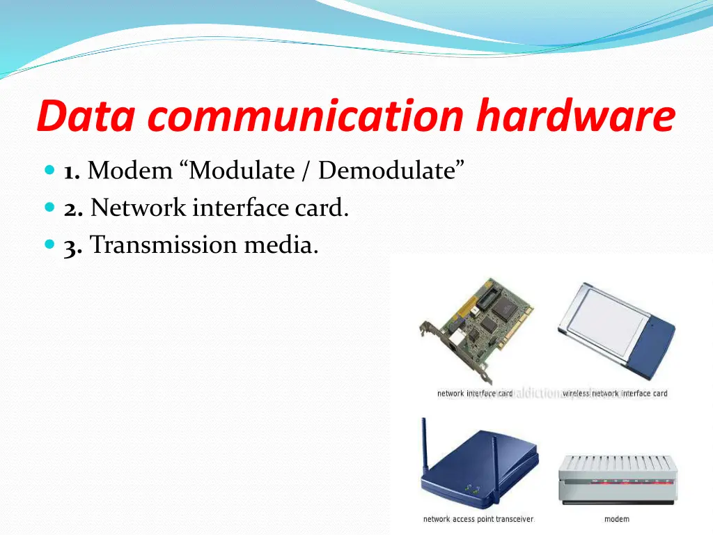 data communication hardware