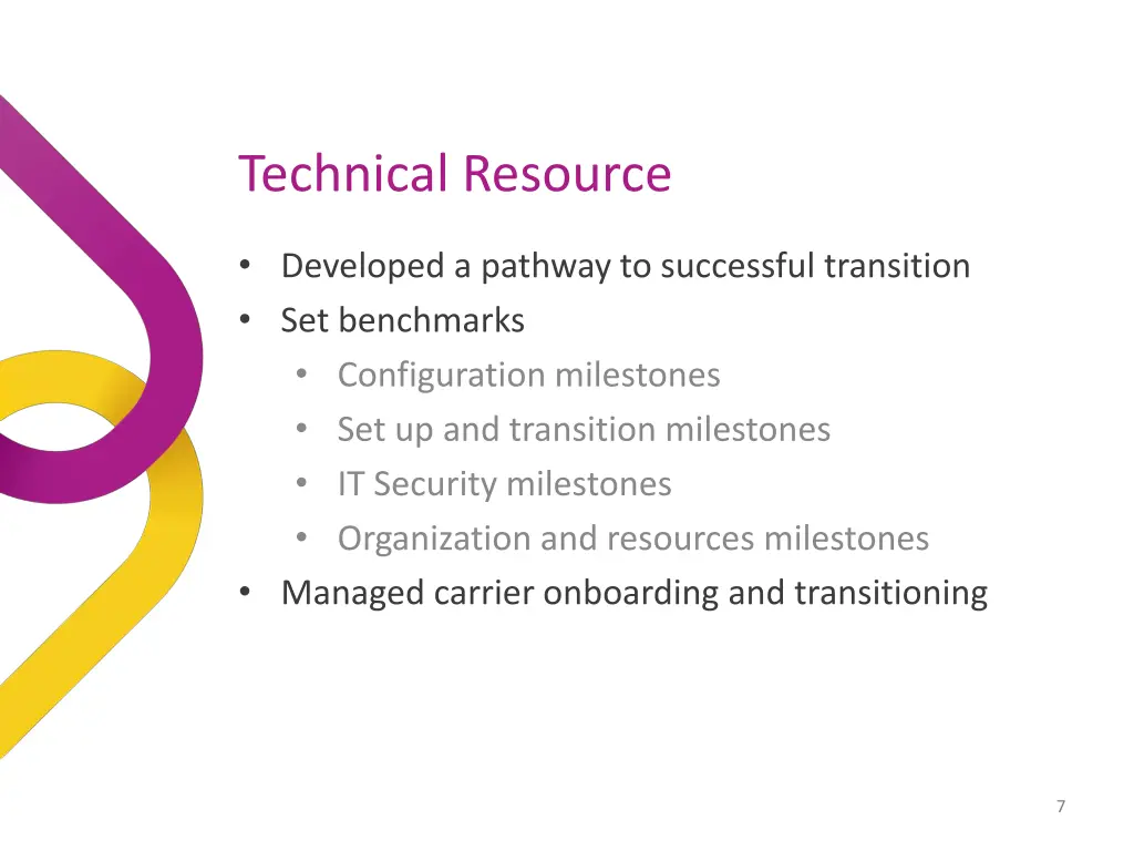 technical resource